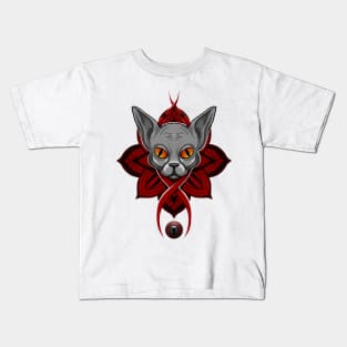 Mandala cat Kids T-Shirt